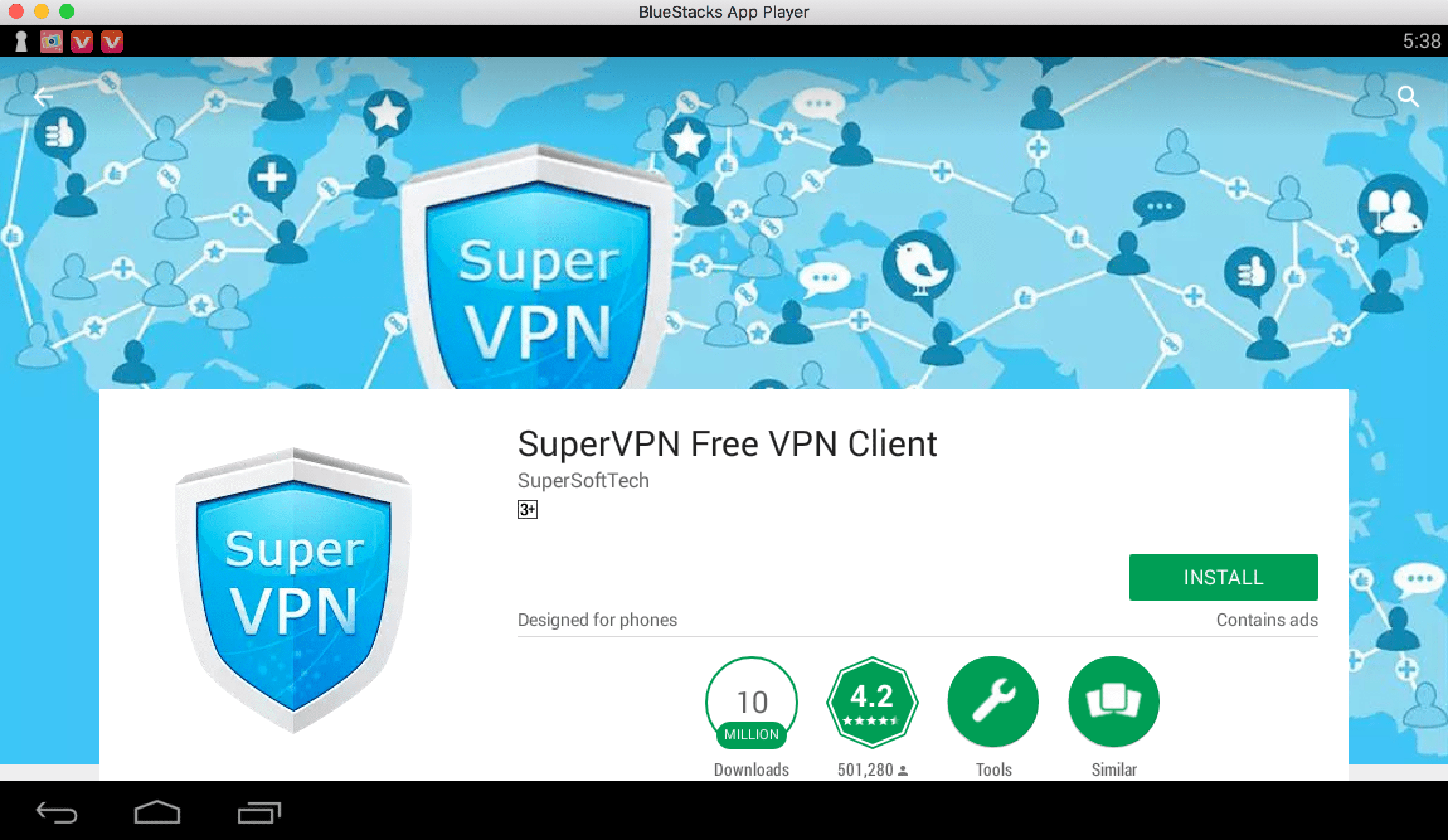 Image of Super VPN on PC